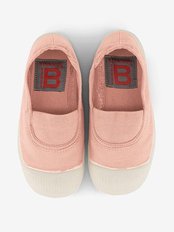 Bensimon TENNIS ELASTIQUE ENFANT Rose Leger BENSIMON