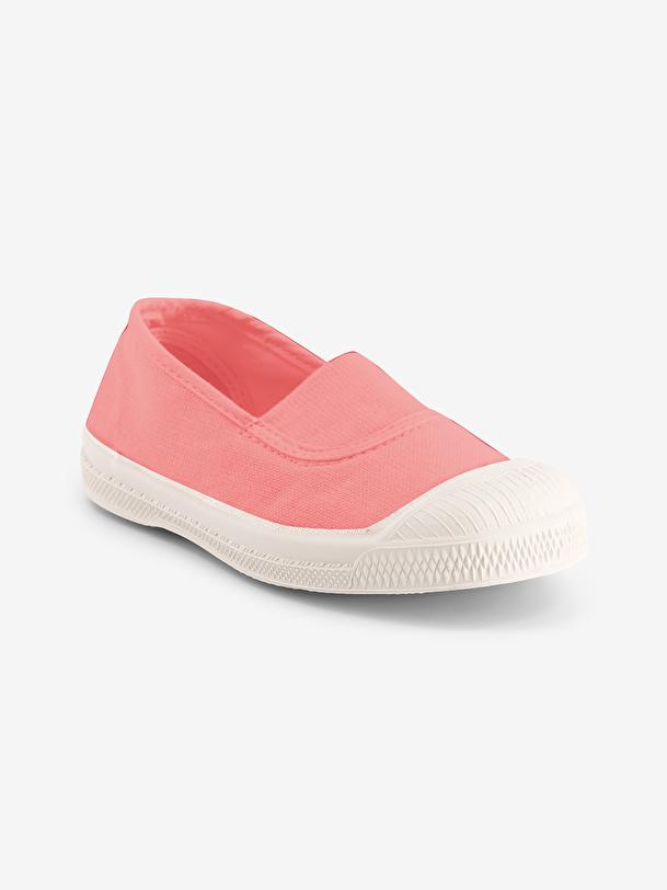 Bensimon TENNIS ELASTIQUE ENFANT Rose Tendre BENSIMON
