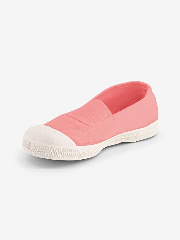 Bensimon TENNIS ELASTIQUE ENFANT Rose Tendre BENSIMON