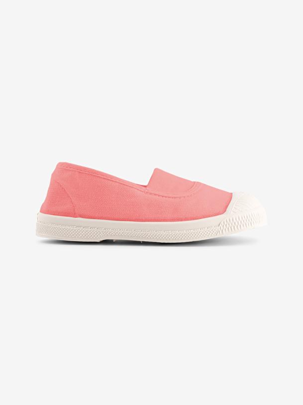 bensimon TENNIS ELASTIQUE ENFANT Rose tendre BENSIMON