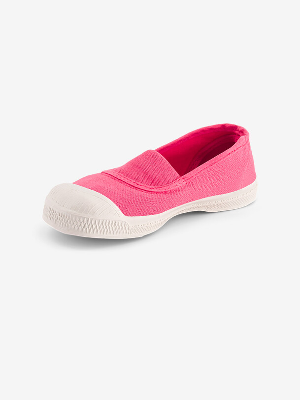 Bensimon TENNIS ELASTIQUE ENFANT Tennis Enfant En Coton Azalee BENSIMON