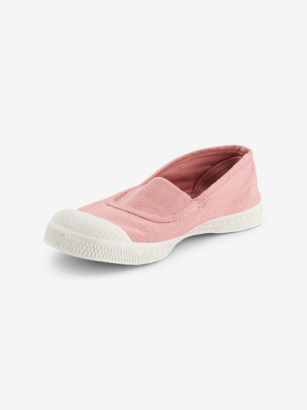 Bensimon TENNIS ELASTIQUE ENFANT Tennis Enfant En Coton Fleur BENSIMON