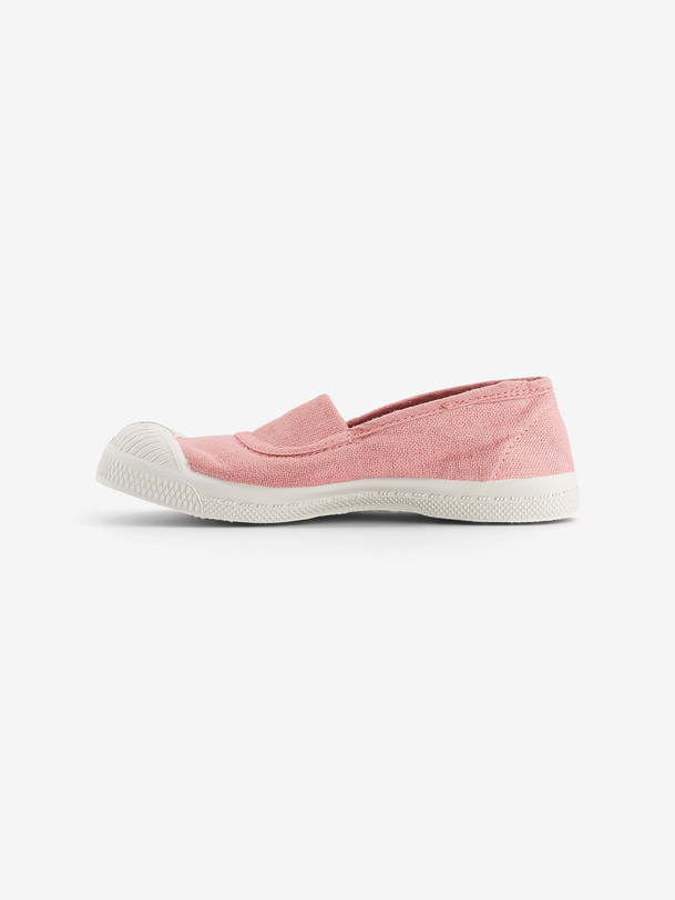 Bensimon TENNIS ELASTIQUE ENFANT Tennis Enfant En Coton Fleur BENSIMON
