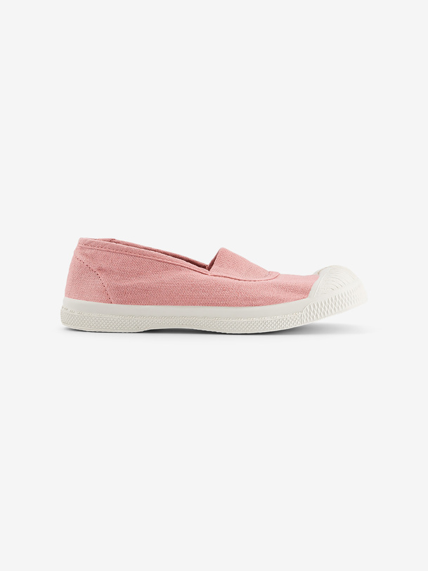 bensimon TENNIS ELASTIQUE ENFANT Tennis enfant en coton Fleur BENSIMON