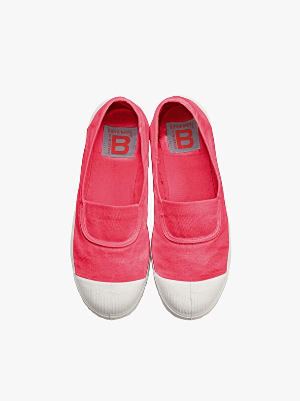Bensimon TENNIS ELASTIQUE FEMME Rose Indien BENSIMON
