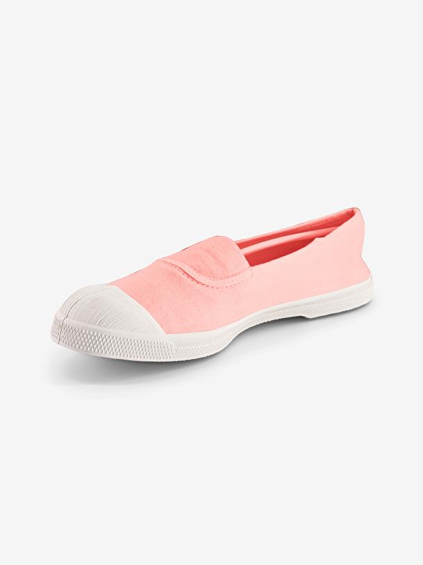 Bensimon TENNIS ELASTIQUE FEMME Rose Tendre BENSIMON