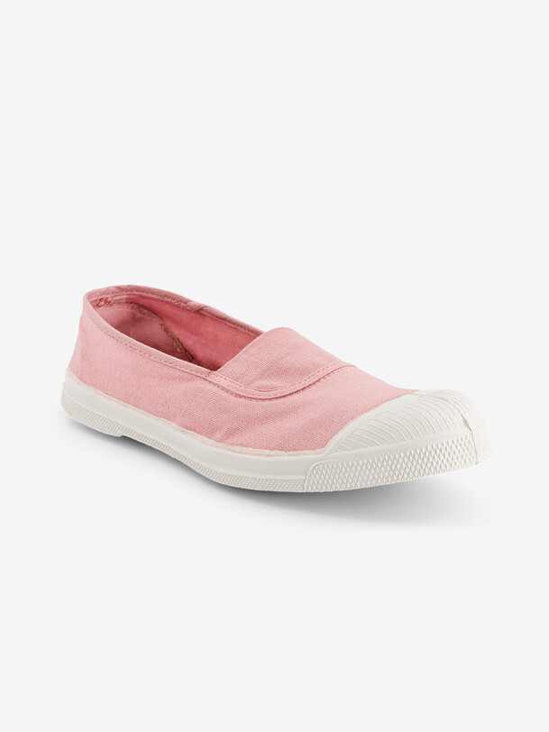 Bensimon TENNIS ELASTIQUE FEMME Tennis Femme à élastique En Coton Fleur BENSIMON