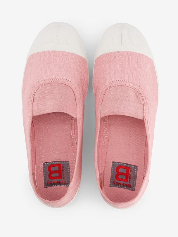 Bensimon TENNIS ELASTIQUE FEMME Tennis Femme à élastique En Coton Fleur BENSIMON