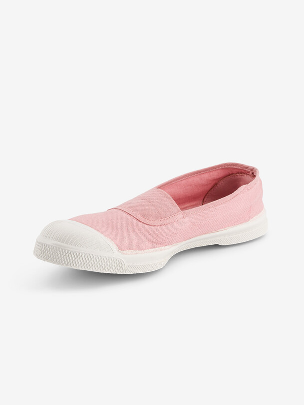 Bensimon TENNIS ELASTIQUE FEMME Tennis Femme à élastique En Coton Fleur BENSIMON