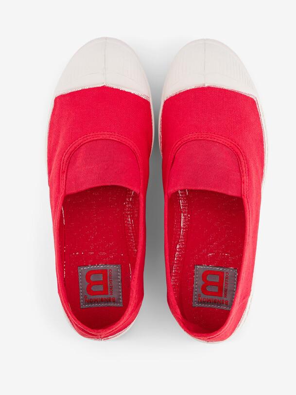 Bensimon TENNIS ELASTIQUE FEMME Tennis Femme à élastique En Coton Passion BENSIMON