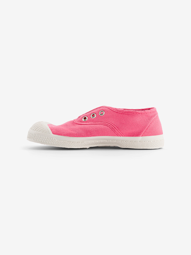 Bensimon TENNIS ELLY ENFANT Tennis Enfant Sans Lacet En Coton Azalee BENSIMON
