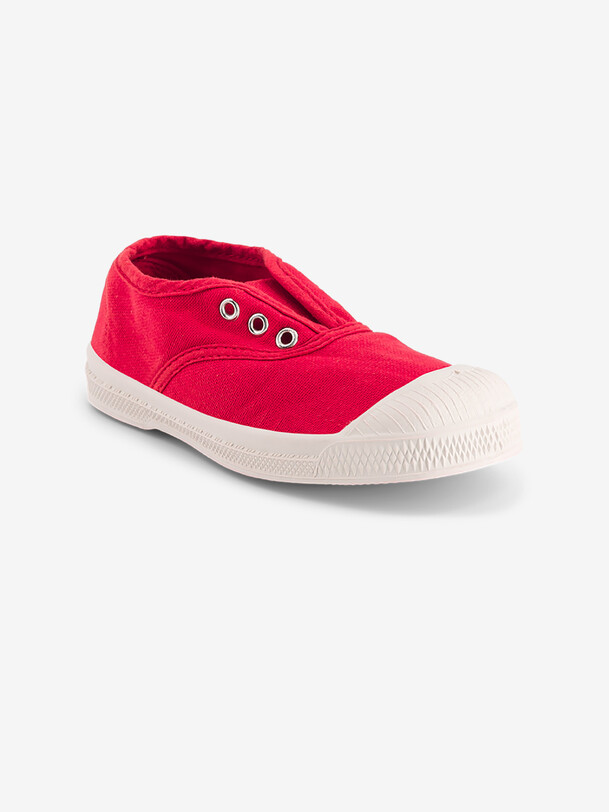 Bensimon TENNIS ELLY ENFANT Tennis Enfant Sans Lacet En Coton Passion BENSIMON
