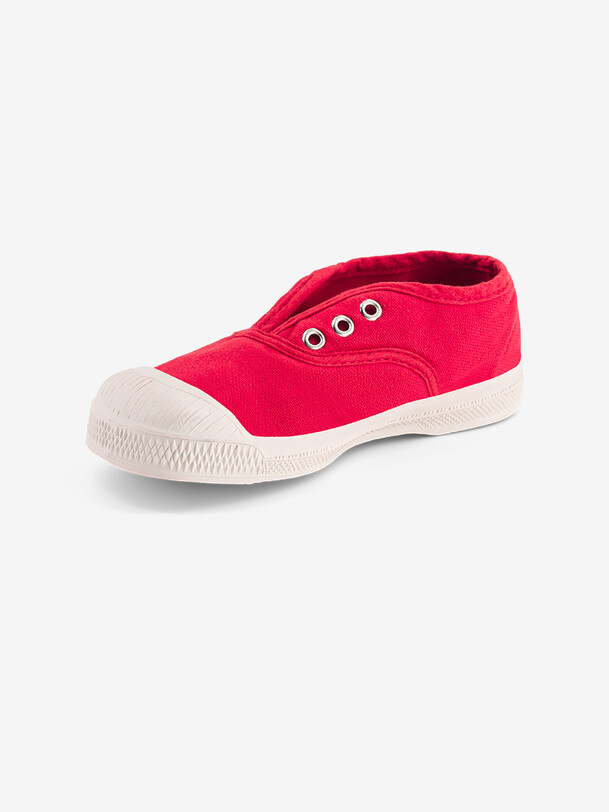 Bensimon TENNIS ELLY ENFANT Tennis Enfant Sans Lacet En Coton Passion BENSIMON
