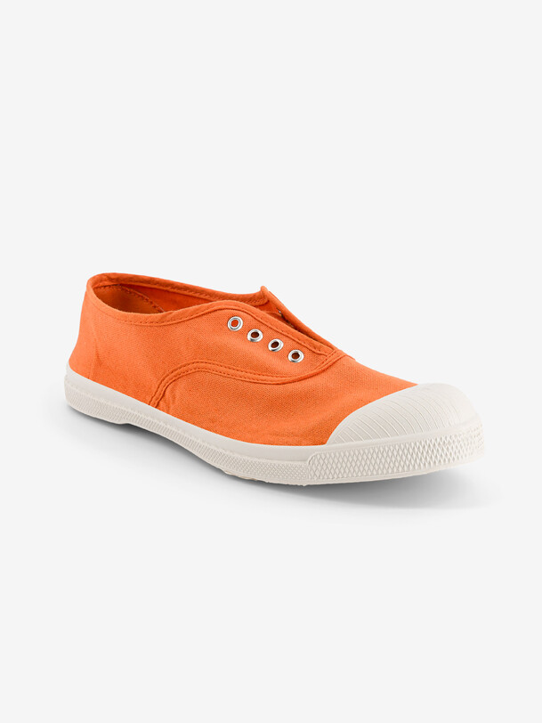 Bensimon TENNIS ELLY FEMME Tennis Sans Lacet Femme Abricot BENSIMON