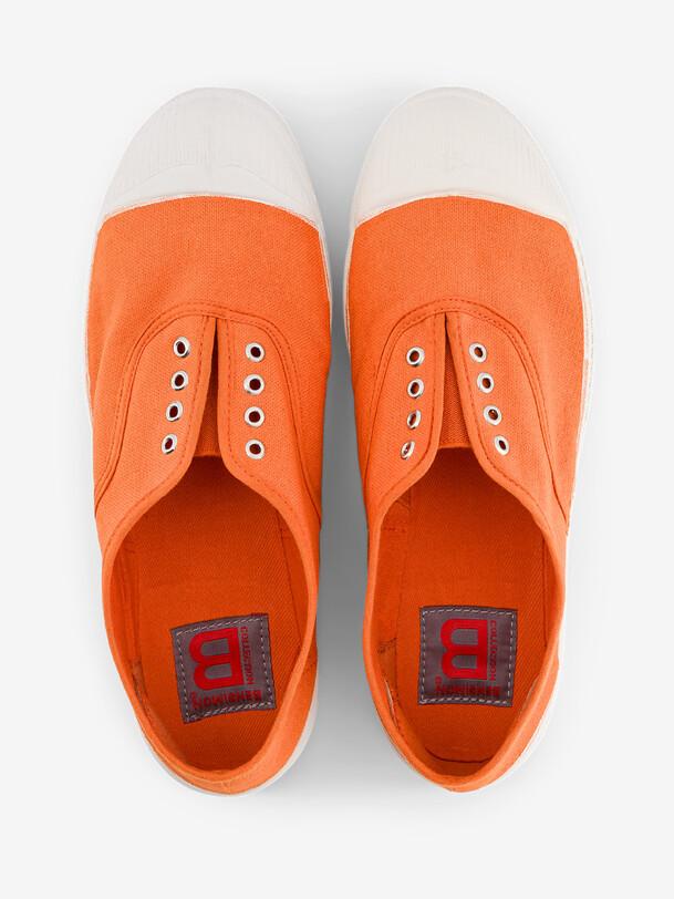 Bensimon TENNIS ELLY FEMME Tennis Sans Lacet Femme Abricot BENSIMON