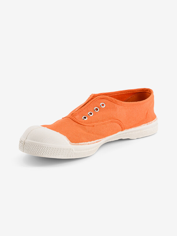 Bensimon TENNIS ELLY FEMME Tennis Sans Lacet Femme Abricot BENSIMON