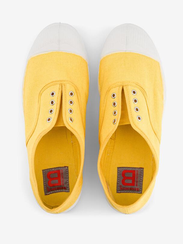 Bensimon TENNIS ELLY FEMME Tennis Sans Lacet Femme Bouton D Or BENSIMON