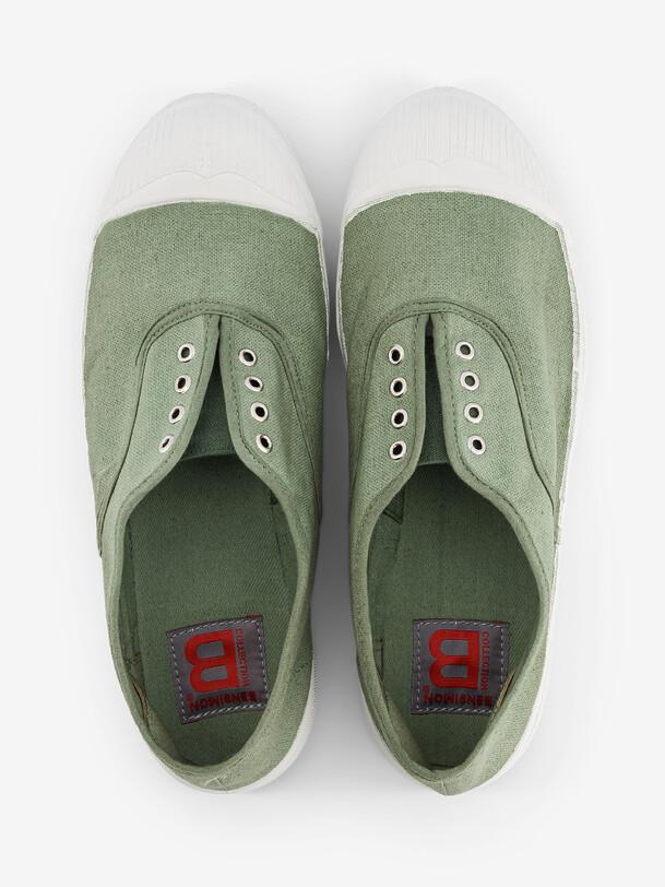 Bensimon TENNIS ELLY FEMME Tennis Sans Lacet Femme Sauge BENSIMON