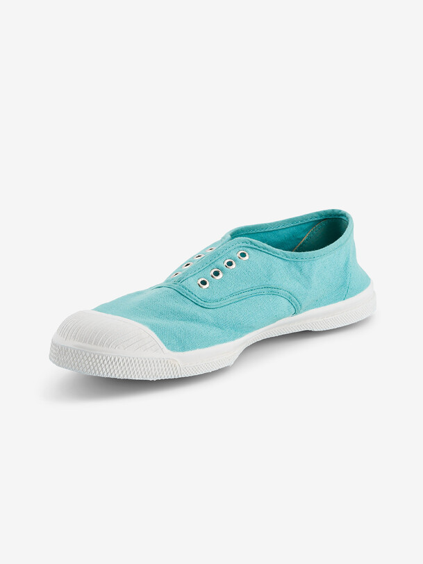 Bensimon TENNIS ELLY FEMME Tennis Sans Lacet Femme Turquoise BENSIMON
