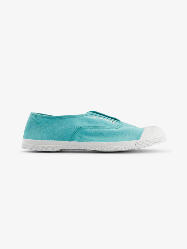 bensimon TENNIS ELLY FEMME Tennis sans lacet femme Turquoise BENSIMON bensimon TENNIS ELLY FEMME Tennis sans lacet femme Turquoise BENSIMON