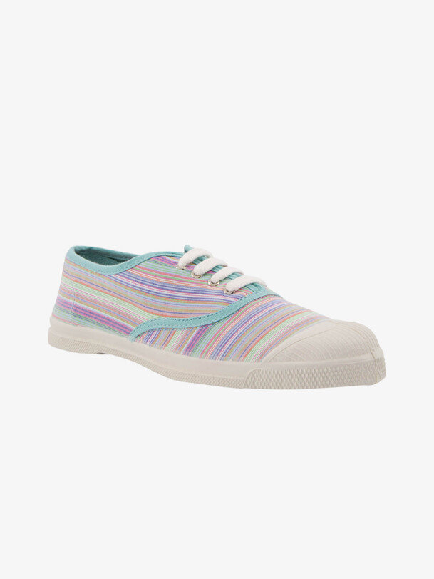 Bensimon TENNIS LAC RAYURES MULTICO Rayures Multicolores BENSIMON
