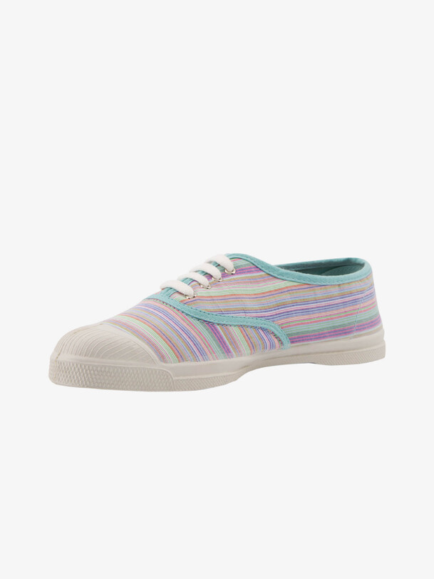 Bensimon TENNIS LAC RAYURES MULTICO Rayures Multicolores BENSIMON