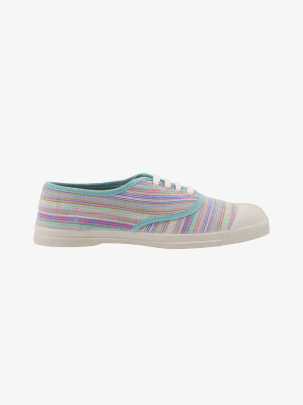 bensimon TENNIS LAC RAYURES MULTICO Rayures multicolores BENSIMON