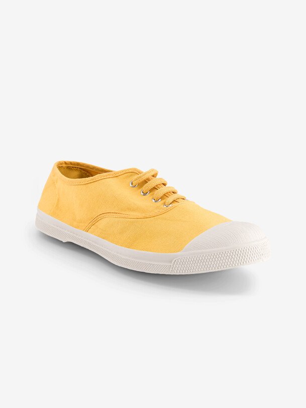 Bensimon TENNIS LACET FEMME Tennis à Lacet Femme En Coton Bouton D Or BENSIMON