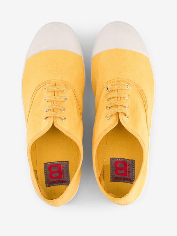 Bensimon TENNIS LACET FEMME Tennis à Lacet Femme En Coton Bouton D Or BENSIMON