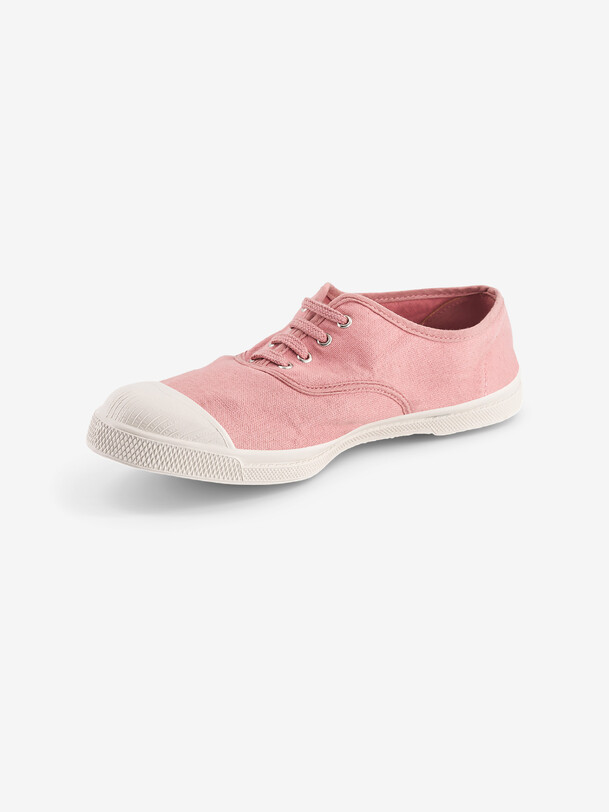 Bensimon TENNIS LACET FEMME Tennis à Lacet Femme En Coton Fleur BENSIMON