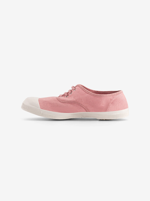 Bensimon TENNIS LACET FEMME Tennis à Lacet Femme En Coton Fleur BENSIMON