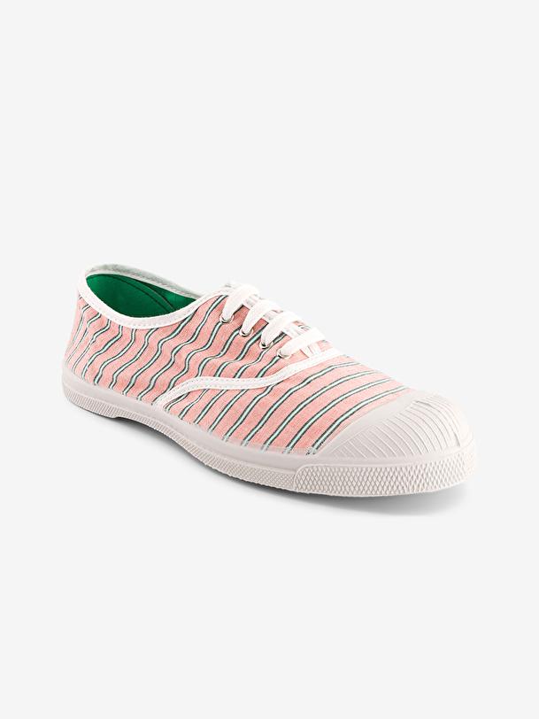 Bensimon TENNIS LACETS FEMME RAYURES Clementine BENSIMON