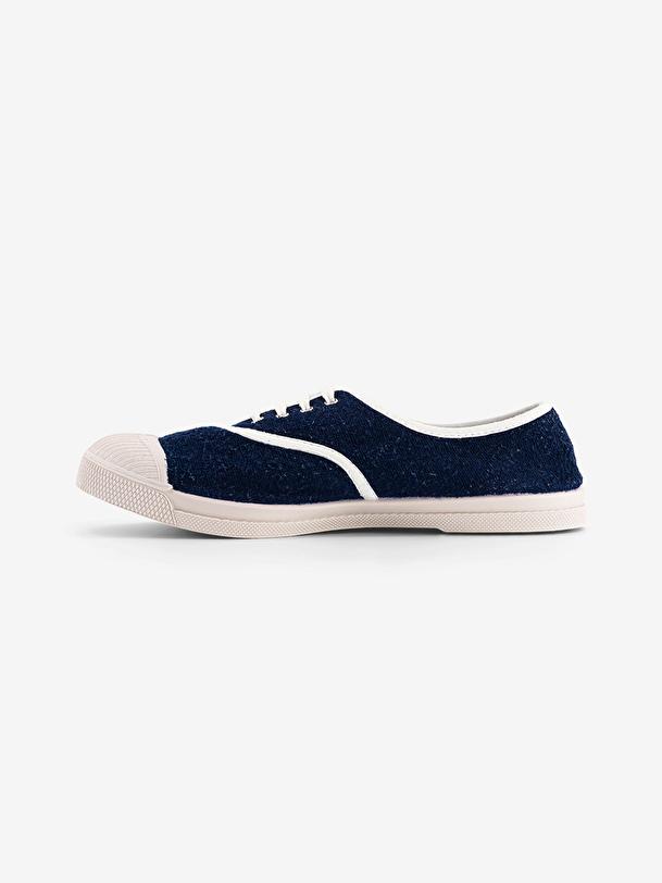 Bensimon TENNIS LACETS FEMME SPONGE Marine BENSIMON
