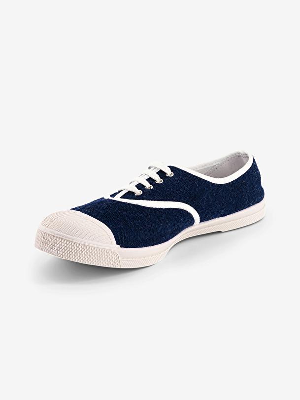 Bensimon TENNIS LACETS FEMME SPONGE Marine BENSIMON