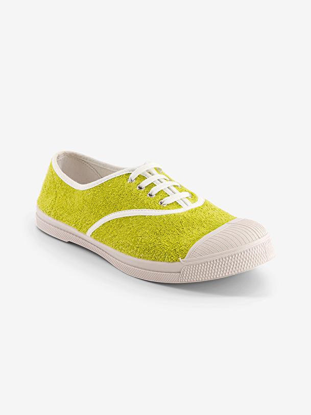 Bensimon TENNIS LACETS FEMME SPONGE Verveine BENSIMON
