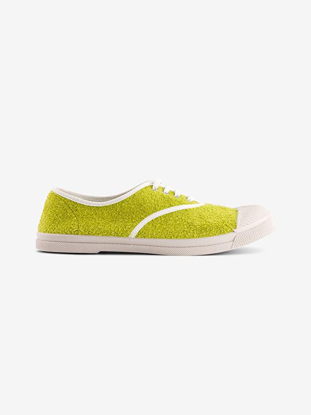 bensimon TENNIS LACETS FEMME SPONGE Verveine BENSIMON