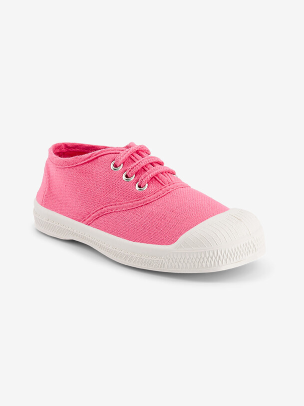 Bensimon TENNS LACET ENFANT Tennis Enfant En Coton Azalee BENSIMON