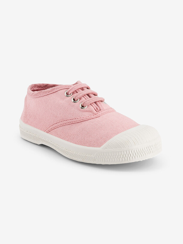 Bensimon TENNS LACET ENFANT Tennis Enfant En Coton Fleur BENSIMON