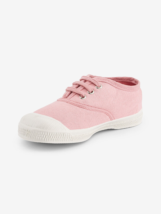 Bensimon TENNS LACET ENFANT Tennis Enfant En Coton Fleur BENSIMON