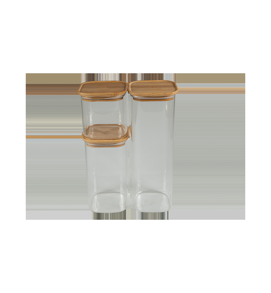 Bérard Pot Verre Borosilicate Couvercle Olivier