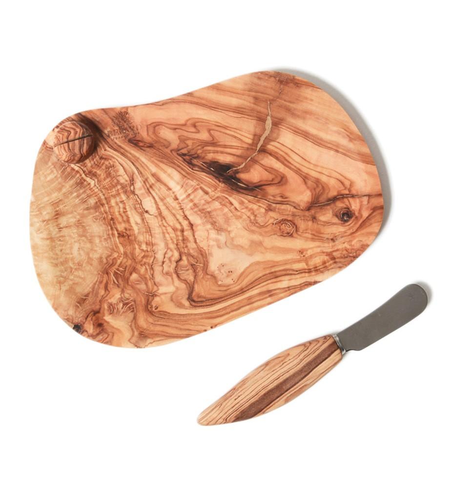 Bérard Beurrier Avec Couteau Tartineur En Bois D’olivier Fait-main - 18 5 Cm