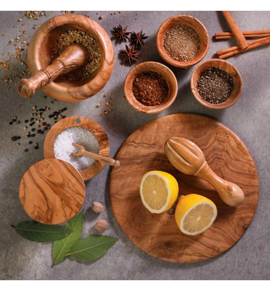 Bérard Main A Sel W/Encoche + Pelle A Sel Olivier Dia 10-11cm