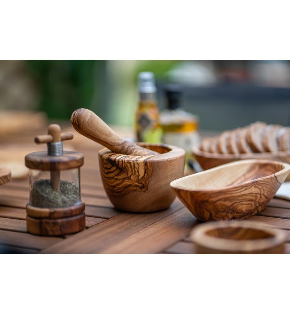 bérard Panière en olivier de qualité pour 2 personnes