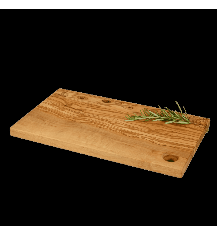 bérard Planche à découper billot olivier 35x20cm avec trou