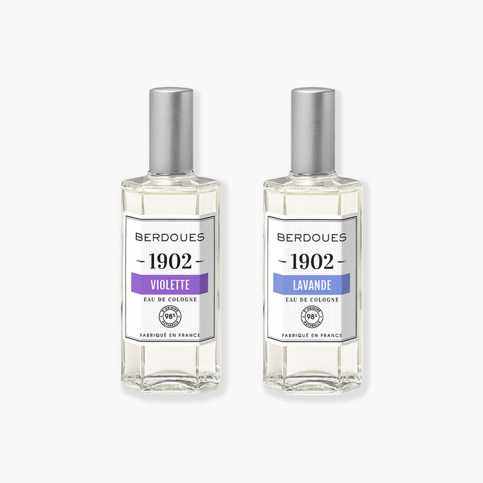 berdoues Lot Eaux de Cologne Violette Lavande
