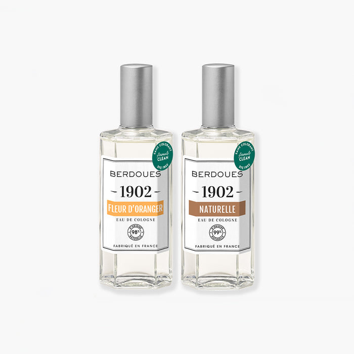 berdoues Lot Eaux de Cologne Fleur d'Oranger & Naturelle