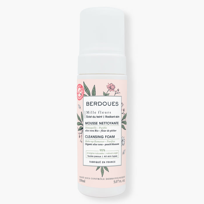 berdoues Mousse nettoyante Démaquillante - Berdoues.fr site officiel