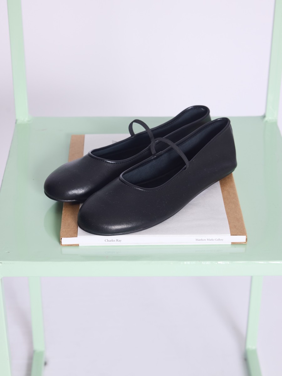 Berenice Ballerines ORERA Ballerines classiques noires anse élastique