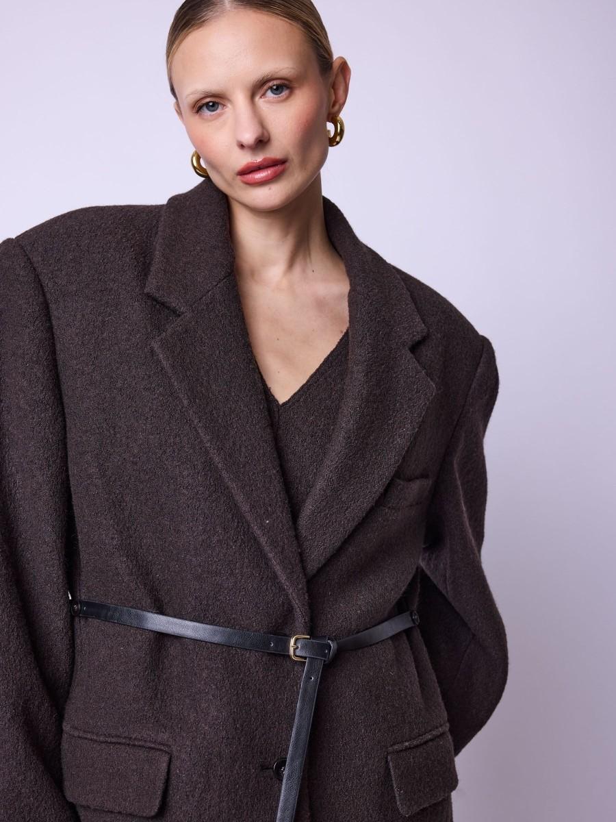 Berenice Blazer VILA Blazer Oversize Avec Ceinture