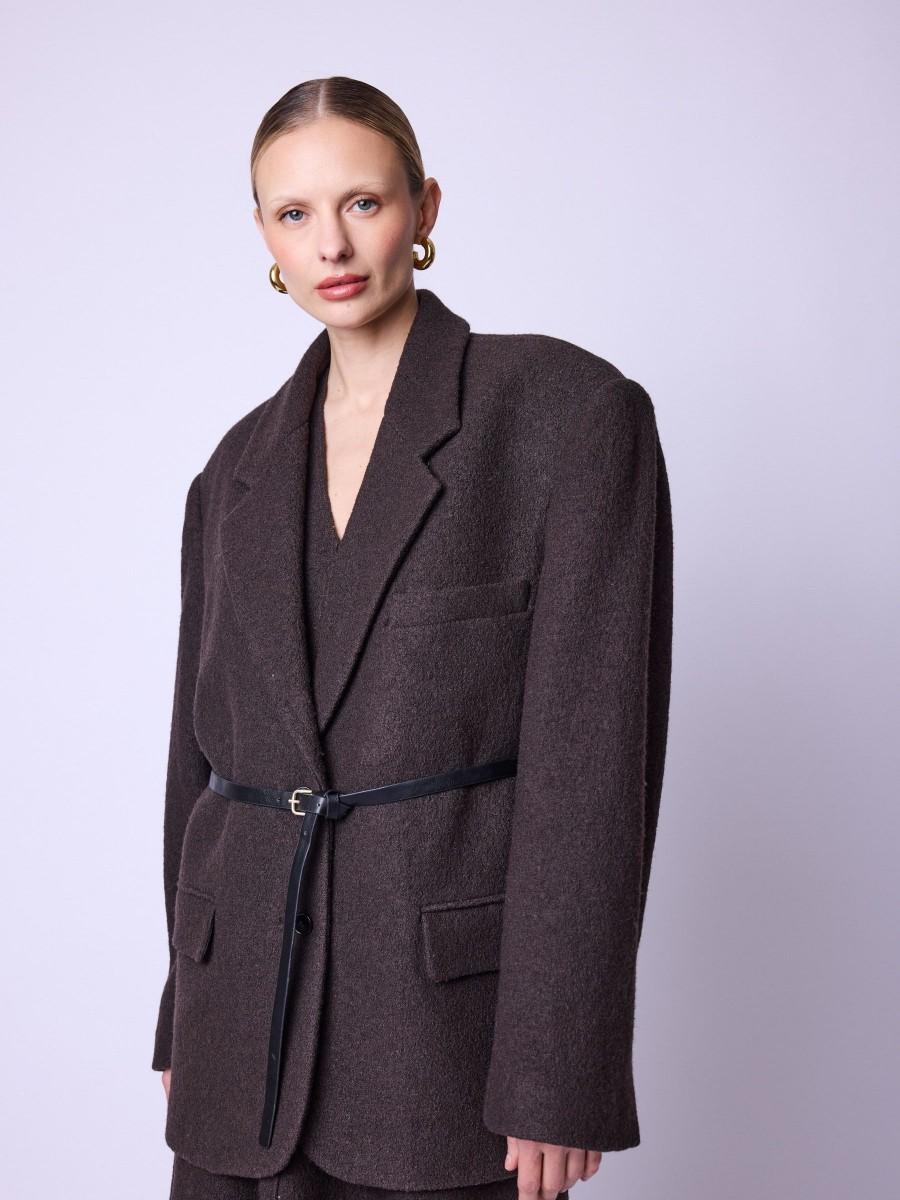 Berenice Blazer VILA Blazer Oversize Avec Ceinture
